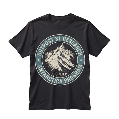 Antarctica Outpost 80s Retro Horror Monster Film Graphic Unisex TShirt