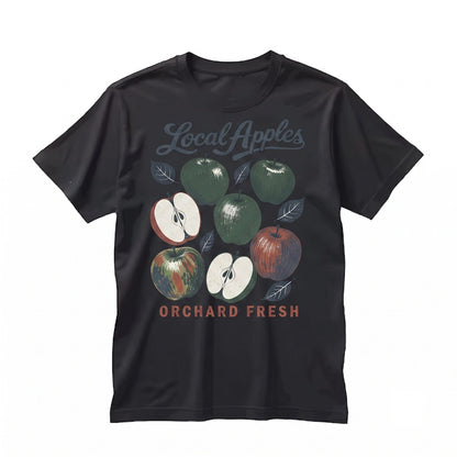 Autumn Harvest Apple Orchard Graphic Top Unisex TShirt