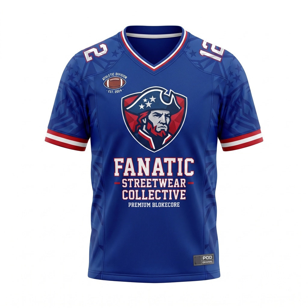 Unisex Game Day Football Fan Jersey - Lightweight Breathable Athletic Mesh Top
