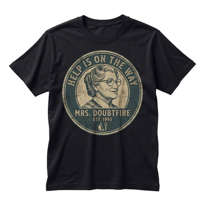 Vintage 90s Mrs Doubtfire Movie Graphic Retro Scottish Nanny Funny Comedy Merch Unisex TShirt