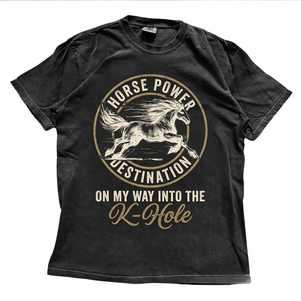 Vintage K-Hole Graphic EDM Rave Party Humor Music Festival Apparel Gift for Raver Unisex TShirt