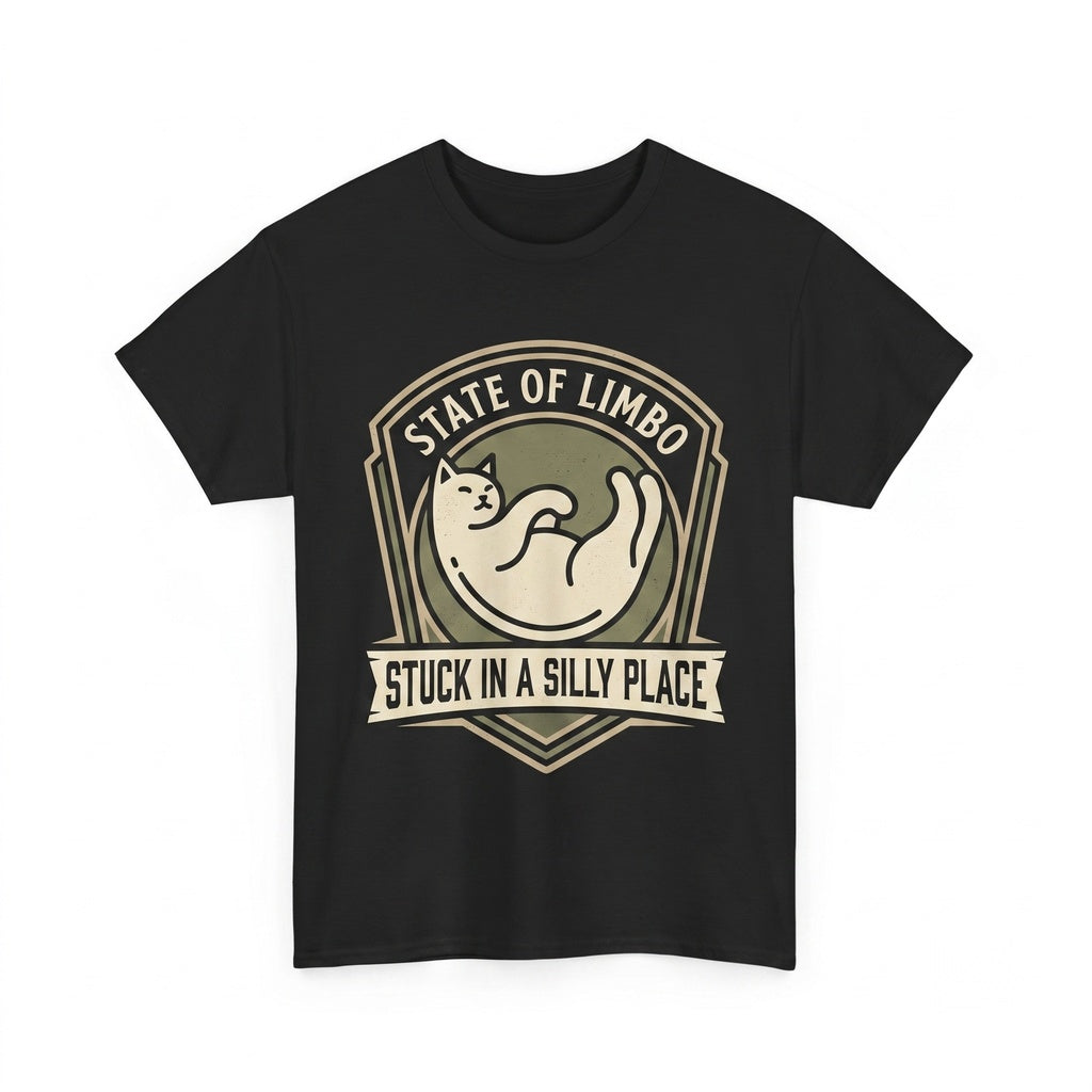 Constant State of Limbo Funny Japanese Cat Graphic Cotton Vintage Aesthetic Apparel Unisex TShirt