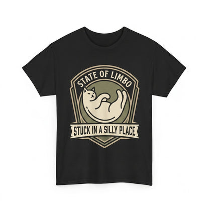 Constant State of Limbo Funny Japanese Cat Graphic Cotton Vintage Aesthetic Apparel Unisex TShirt