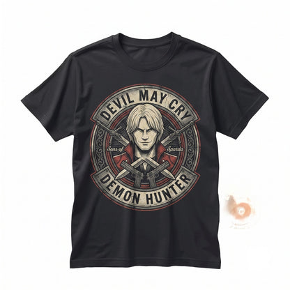 Dante Demon Hunter Shooting Gunslinger Graphic Cotton Graphic Unisex TShirt