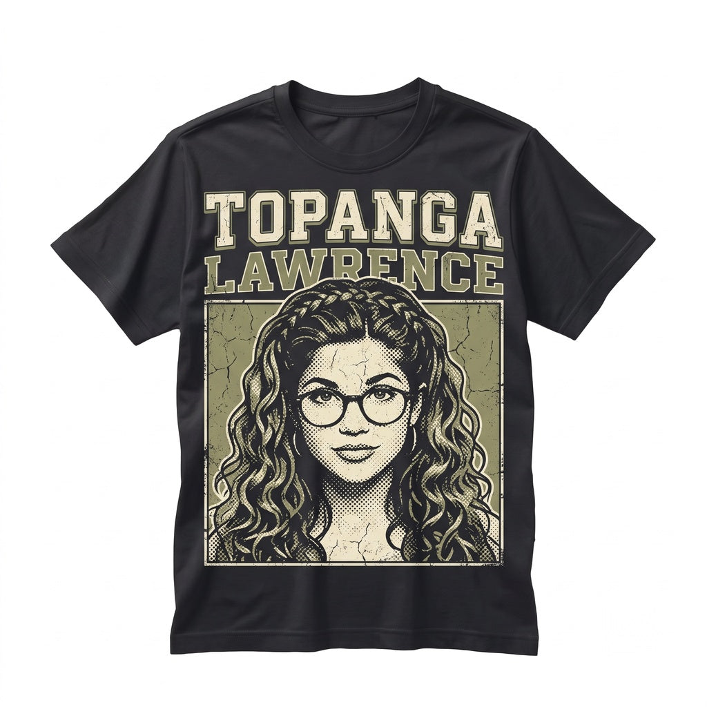 Topanga Lawrence Homage Funny Girl Nostalgia 90s Sitcom Tee Unisex TShirt