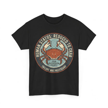 Failed As A Human Vintage Japanese Funny Crab Novelty Graphic Unisex TShirt