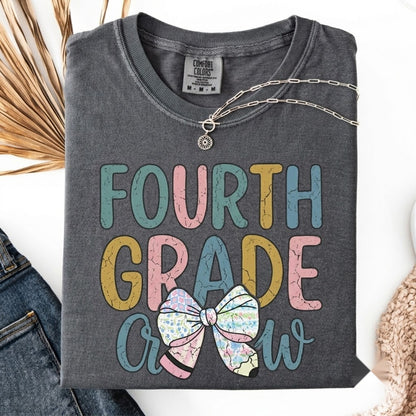 Custom 4th Fourth Grade Teacher Appreciation Back to School Elementary Educator Gift Unisex TShirt
