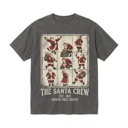 Vintage Santa Claus Retro Christmas Graphic Classic Holiday Lover Gift Apparel Unisex TShirt