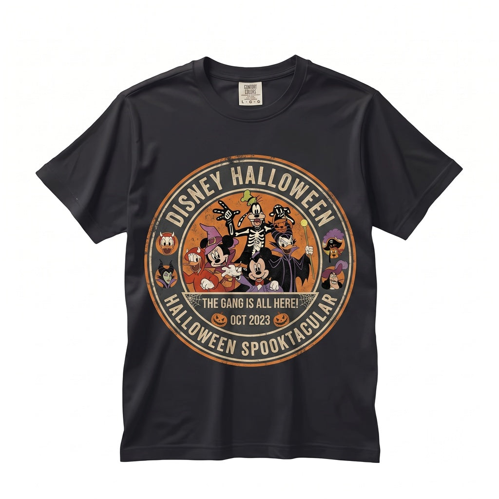 Spooky Season Halloween Theme Park Family Vacation Cute Magical Friends Fall Holiday Gift Unisex TShirt