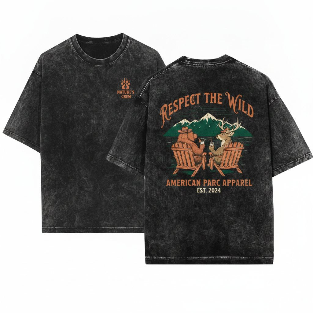 Everglades Florida Crocodile Manatee Respect The Locals Vintage Gift Lifestyle Alligator Unisex Wash T-Shirt