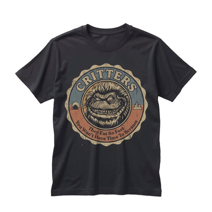 Retro 80s Sci-Fi Alien Monster Horror Movie Graphic Vintage Cotton Top Unisex TShirt