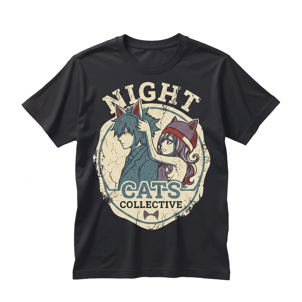 Natsu Dragneel Gray Fullbuster Gajeel Redfox Dragon Slayer Anime Guild Happy Graphic Unisex TShirt