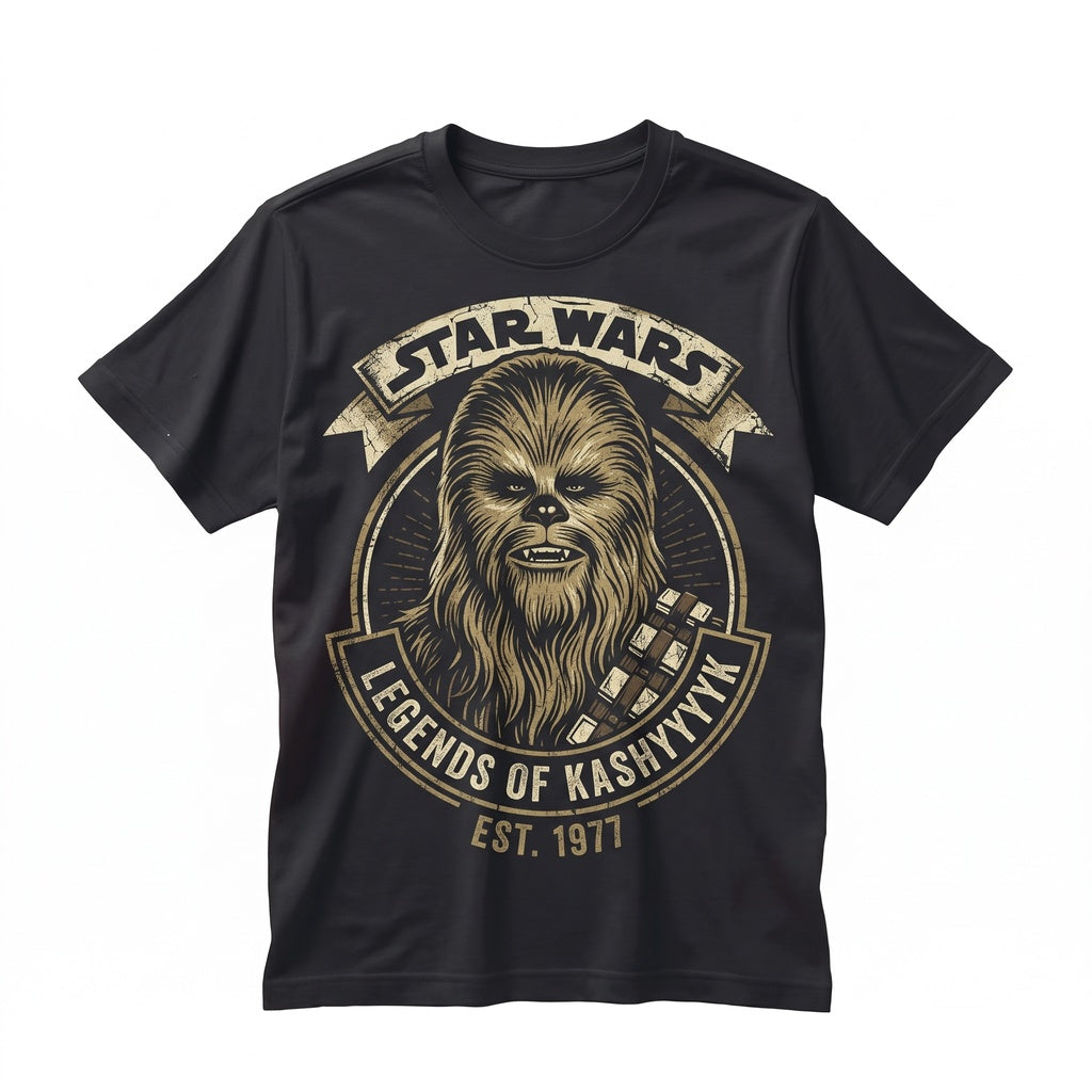 Vintage Chewbacca Sci-Fi Wookiee Graphic Apparel, Empire Strikes Back Gift Hoodie Sweatshirt Unisex TShirt