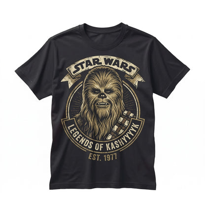 Vintage Chewbacca Sci-Fi Wookiee Graphic Apparel, Empire Strikes Back Gift Hoodie Sweatshirt Unisex TShirt