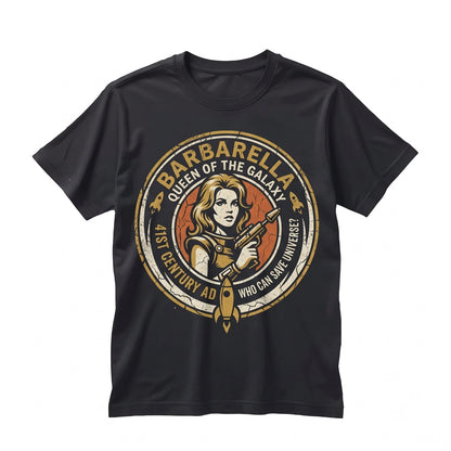 Vintage 1968 Space Heroine Retro Sci-Fi Graphic Unisex TShirt
