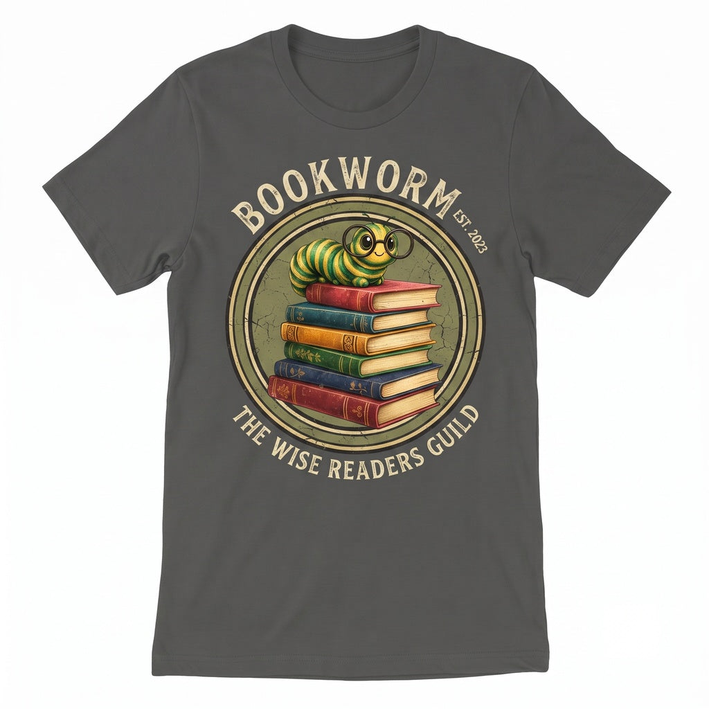 Bookworm Cute Reading Retro Librarian Bookish Apparel Graphic Gift Unisex TShirt