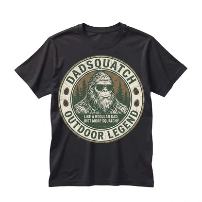 Funny Dadsquatch Sasquatch Bigfoot Papa Gift For Fathers Day Graphic Unisex TShirt