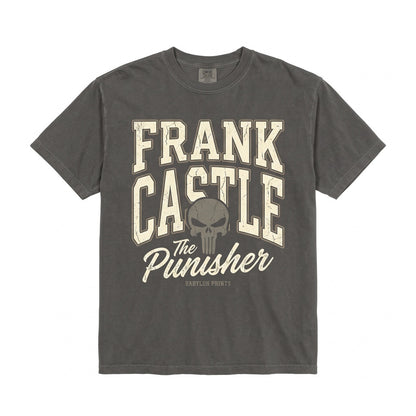 Vintage Frank Castle Graphic Skull Tee, Vigilante Jon Bernthal Father Gift Unisex TShirt