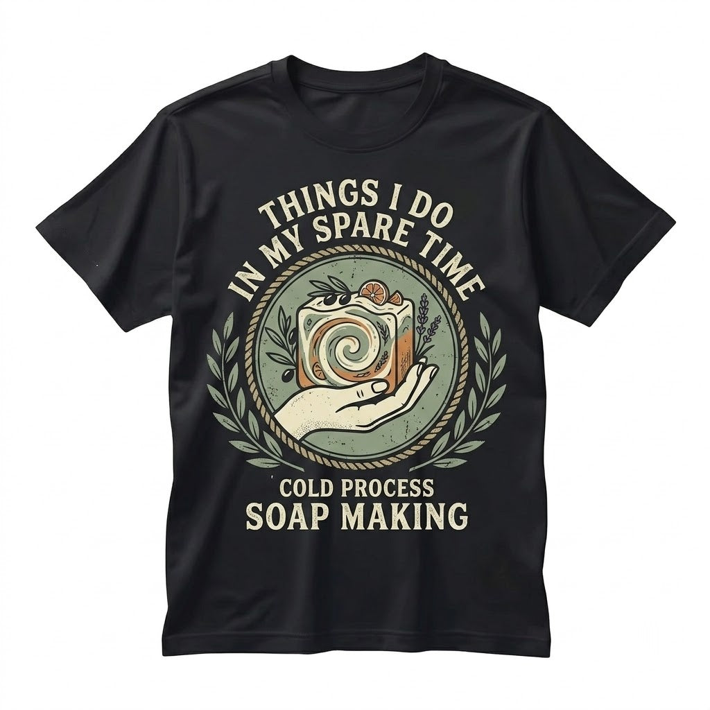 Soap Making Cold Process Lye Bar Crafter Graphic Hobbyist Apparel Unisex TShirt