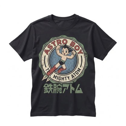 True Vintage 80s Mighty Atom Astro Boy Raglan Osamu Tezuka Manga Museum Short Sleeve Unisex TShirt