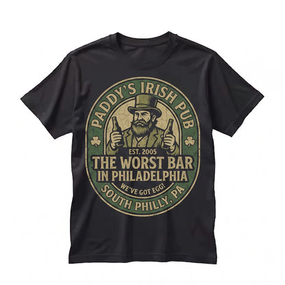 Funny Philadelphia Irish Bar St. Patricks Day TV Comedy Crewneck Unisex TShirt