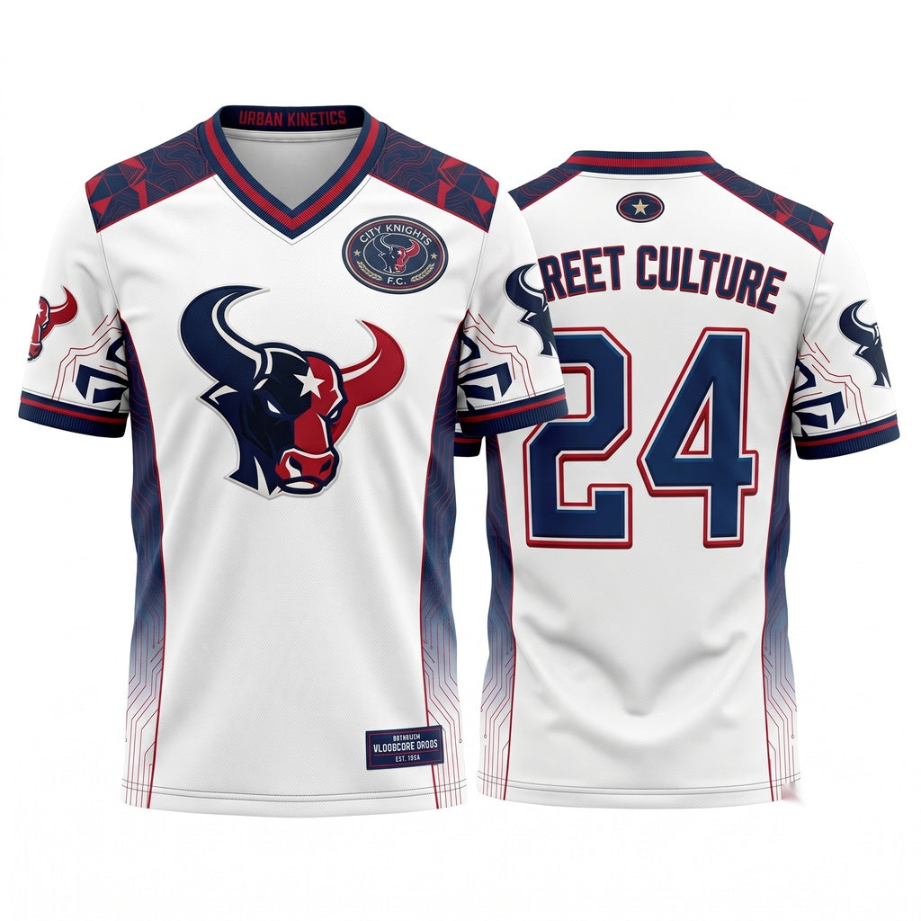 Unisex Breathable Mesh Football Fan Jersey - Stitched Lightweight Athletic Game Day Shirt