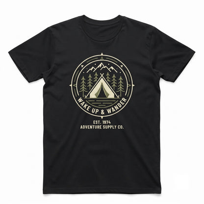 Vintage Nature Forest Camping Outdoor Graphic Apparel Unisex TShirt