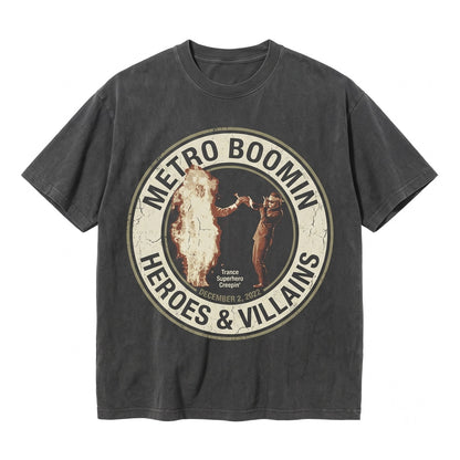 Metro Boomin Heroes & Villains Album Graphic Hip Hop Rap Producer Merch Vintage Streetwear Concert Holiday Apparel Unisex TShirt
