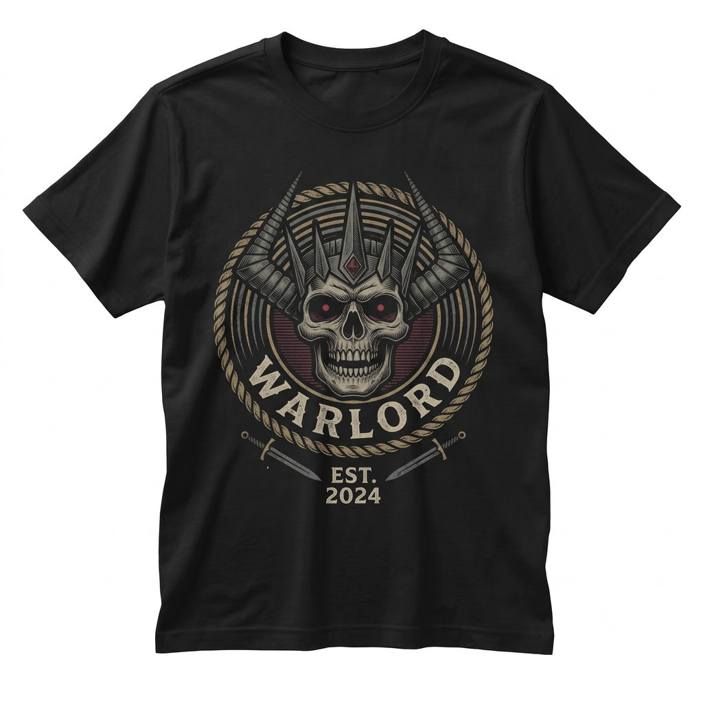 Evil Medieval Dark Fantasy Gothic Demon Knight Graphic Print Vintage Unisex TShirt