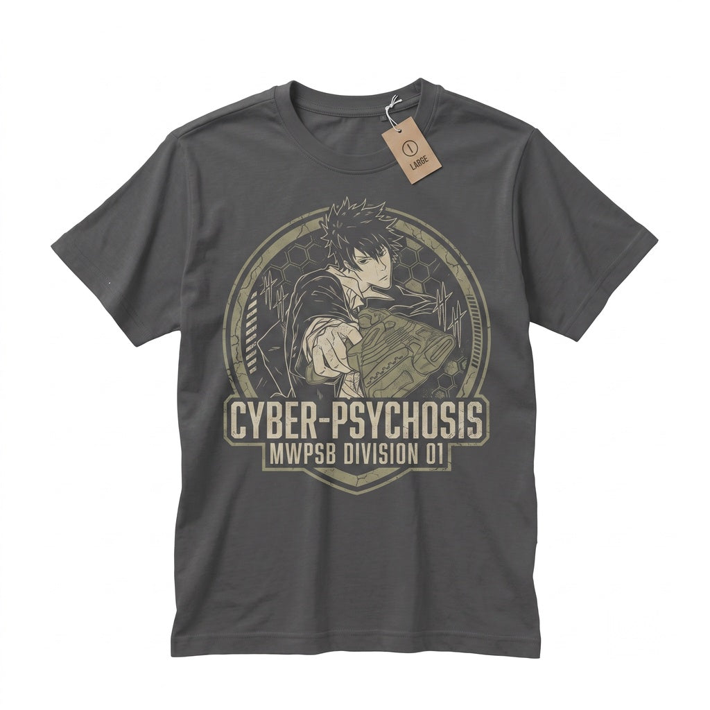 Vintage Japanese Anime Graphic Manga Streetwear Otaku Retro Apparel Cotton Unisex TShirt