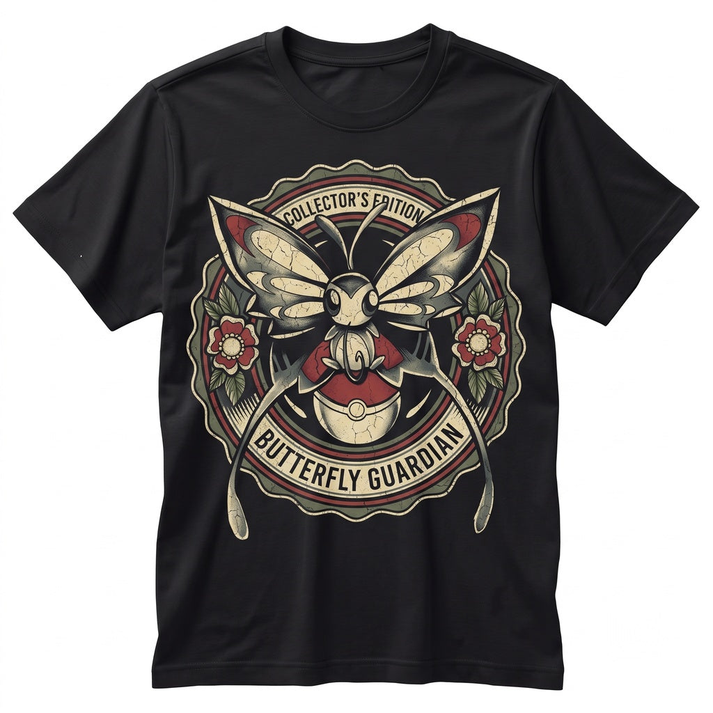 Beautifly Floral Butterfly Anime Vintage Y2K Retro Graphic Sleeveless Streetwear Unisex TShirt