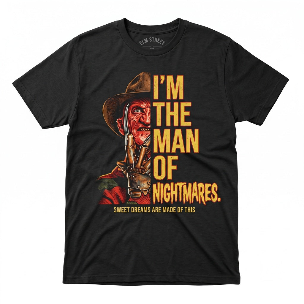 Nightmare Man Of Dreams Vintage Horror Movie Fan Spooky Season Slasher Unisex TShirt