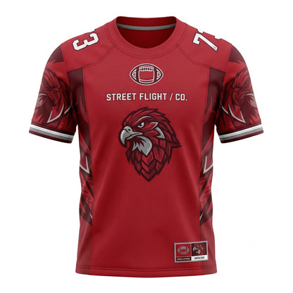 Unisex Custom Football Fan Jersey - Stitched Breathable Mesh Game Day Athletic Shirt