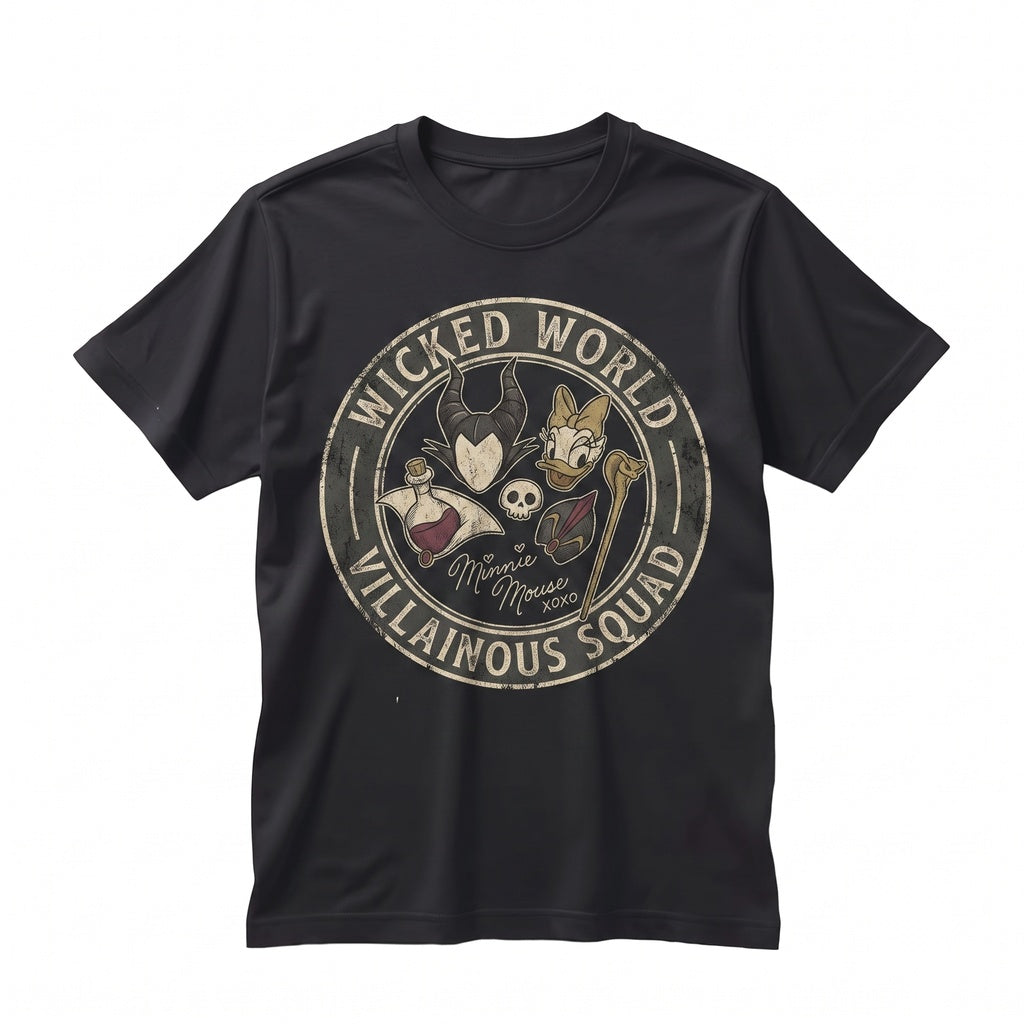 Retro Mouse and Friends Halloween Costume Villains Spooky Fall Vacation Theme Park Graphic Unisex TShirt