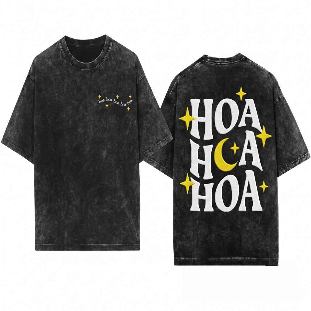 HOA Twilight Song Meme Embroidered Gildan 18000 Cozy Vampire Fan Crewneck Book Lover Unisex Wash T-Shirt