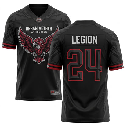 Unisex Stitched Football Fan Jersey - Lightweight Breathable Mesh Game Day Athletic Top