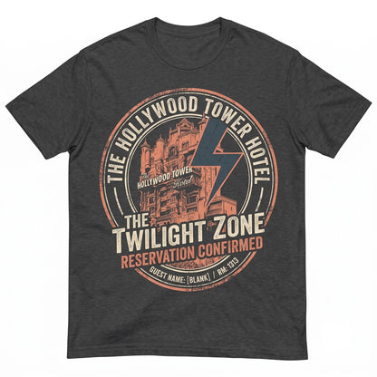Vintage Tower of Terror Haunted Elevator Ride Graphic Theme Park Vacation Apparel Unisex TShirt