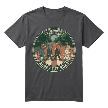 The Meowtles Vintage Retro Rock Band Graphic Cat Lover Music Gift Unisex TShirt