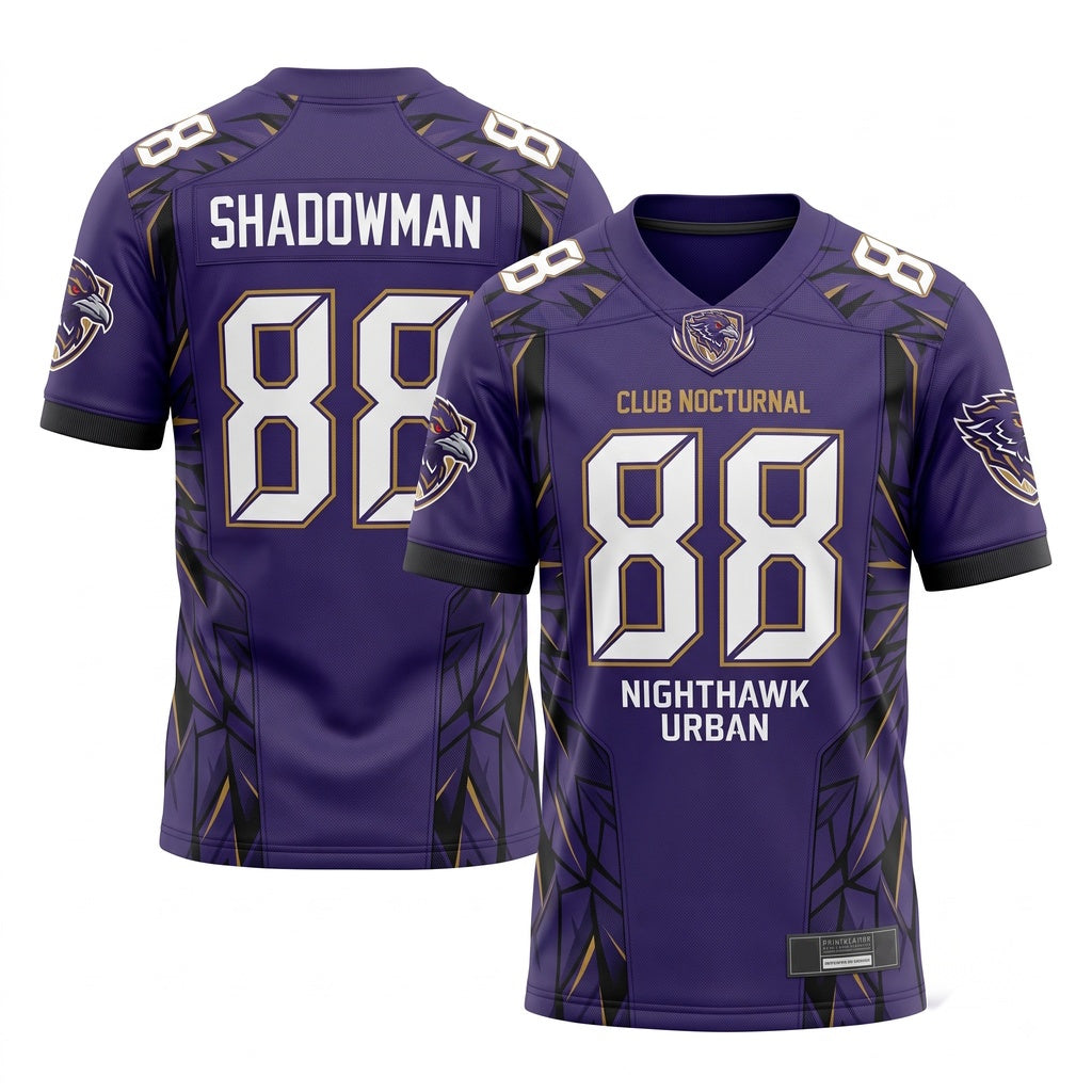 Unisex Game Day Football Fan Jersey – Stitched Athletic Mesh, Lightweight & Breathable