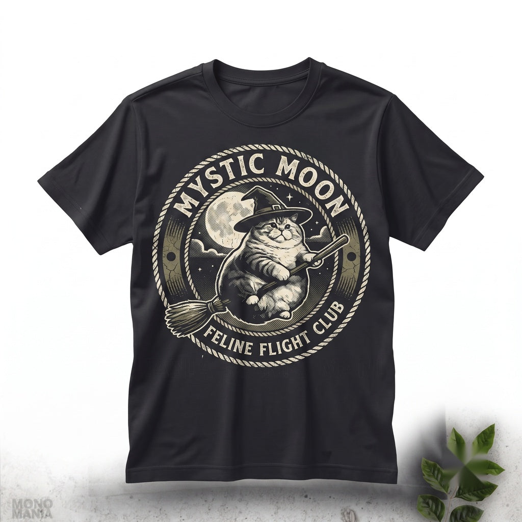 Chonk Witch Cat Meme Wizard Witchy Kitten Graphic Apparel Unisex TShirt