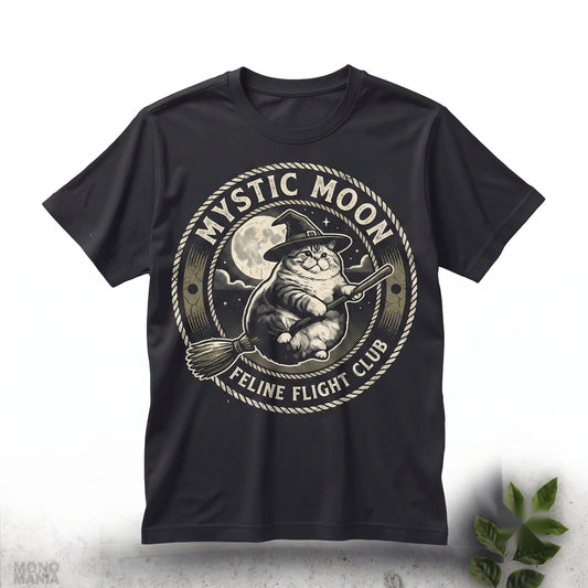 Chonk Witch Cat Meme Wizard Witchy Kitten Graphic Apparel Unisex TShirt