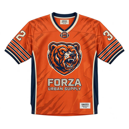 Unisex Dark Football Fan Jersey - Breathable Mesh Lightweight Game Day Athletic Top