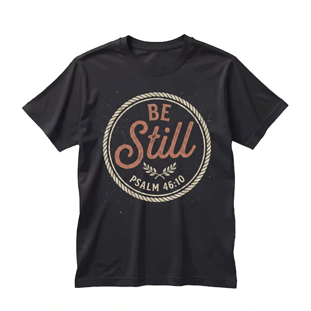 Be Still And Know Psalm 4610 Bible Verse Christian Faith Southern Boutique Graphic Unisex TShirt