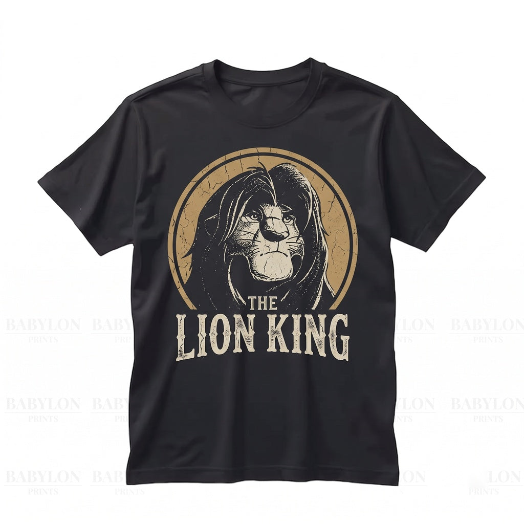 Vintage Simba Graphic Apparel Retro Safari Animal Top Unisex TShirt