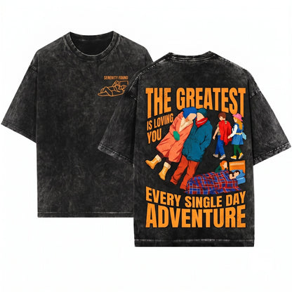 Eternal Sunshine Movie Collage Joel Clementine Fan Art Collectible Unisex Wash T-Shirt