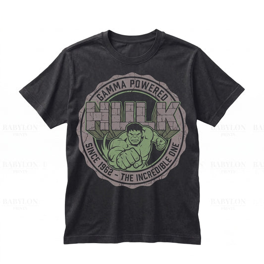 Vintage Hulk Superhero Comic Bruce Banner Graphic Fan Apparel Unisex TShirt