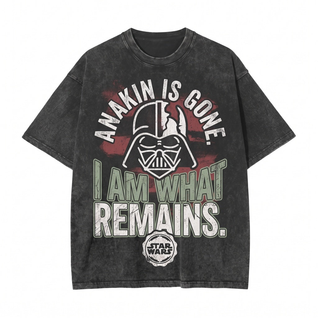Oversized Darth Vader Retro Sci-Fi Villain Graphic Galaxy Print Cotton Unisex TShirt