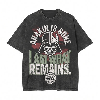 Oversized Darth Vader Retro Sci-Fi Villain Graphic Galaxy Print Cotton Unisex TShirt