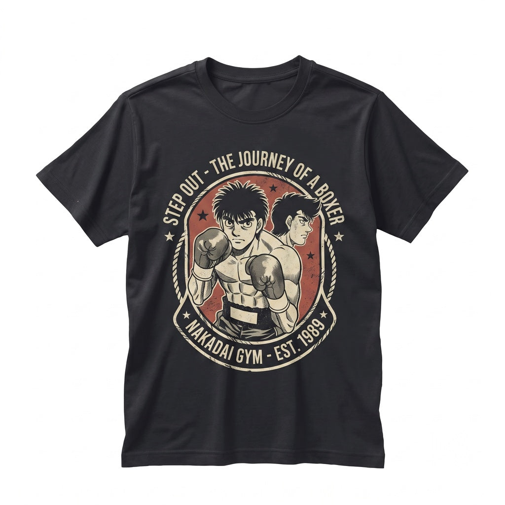 Vintage 90s Manga Graphic Japanese Boxing GYM Otaku Sport Lovers Clothes Unisex TShirt