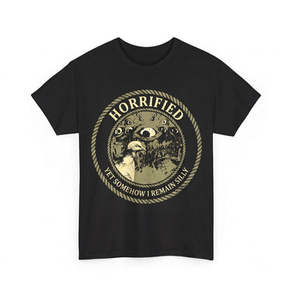 Funny Shocked Bird Graphic Cotton Short Sleeve Apparel Unisex TShirt